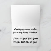 "Twin Lake Cookout" Geburtskarte Karte (Innenseite)