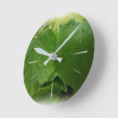twin leaves runde wanduhr (Winkel)