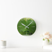 twin leaves runde wanduhr (Zuhause)