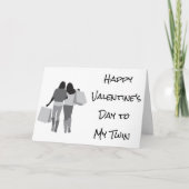 TWIN-LET'S GO **SHOPPING** AM "VALENTINE'S DAY" KARTE (Vorderseite)