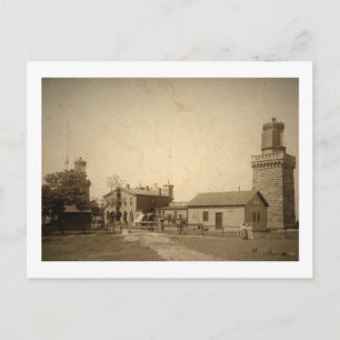 Twin Lights, Highlands, New Jersey Vintage auf Deu Postkarte