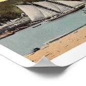 Twin Lights, Highlands, NJ Vintag Poster (Ecke)