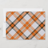 Twin Litlle Pumpkin wird zwei 2. Geburtstag Einladung (Rückseite)