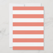 Twin Little Sweeties Cherries Pink Baby Dusche Einladung (Rückseite)