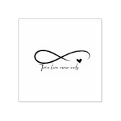 Twin Love Never Ends  Gummistempel (Prägung)