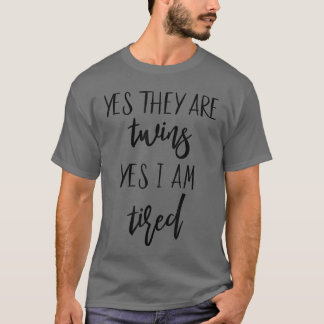 Twin Mama Erster Muttertagwin Mom Daddy vonwins T-Shirt