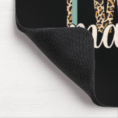 Twin Mama Leopard New Mom Of Twins Squared Mommy M Mousepad (Ecke)