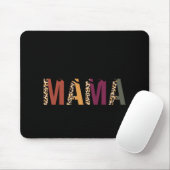 Twin Mama Mothers Day Squared Mommy Leopard New Mo Mousepad (Mit Mouse)