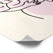 Twin Mama Superhero Poster (Ecke)