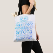 Twin Mama Word Cloud Tasche (Von Nahem)