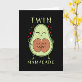 Twin Mamacado Karte (Gelbe Blume)