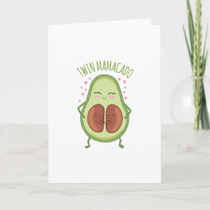 Twin Mamacado Pregnant Avocado Karte