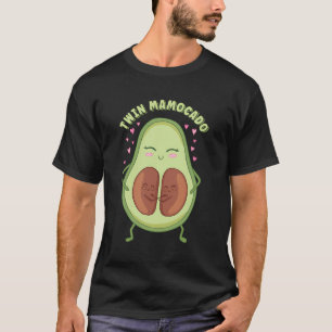 Twin Mamocado Mama von Twins Avocado erwartet Baby T-Shirt