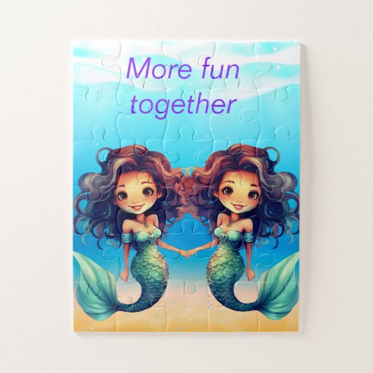 Twin Mermaids Puzzle (Vertikal)