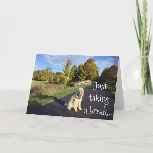 **TWIN** MIT EINEM SCHLAG ZU SAGEN "GLÜCKLICHER GE KARTE (Vorderseite)