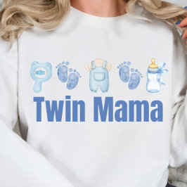 Twin Mom, Twin Mom Club Geschenk, Junge Mama Sweat Sweatshirt