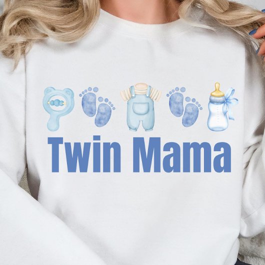 Twin Mom, Twin Mom Club Geschenk, Junge Mama Sweat Sweatshirt