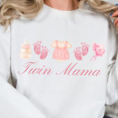Twin Mom, Twin Mom Club, junge Mutter Shirt Gesche