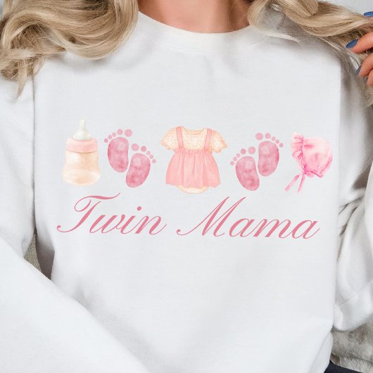 Twin Mom, Twin Mom Club, junge Mutter Shirt Gesche