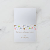 Twin Owls Thank You Note Dankeskarte (Innenseite)