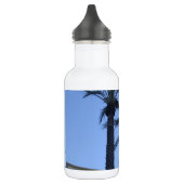 Twin Palm Tree Foto Print Trinkflasche (Links)