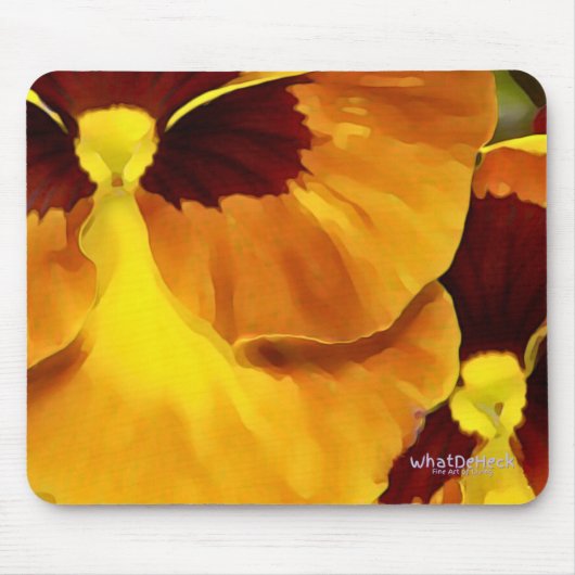 Twin Pansy Mousepad (Vorne)