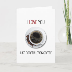 Twin Peaks Kaffee Valentinstag Card Feiertagskarte