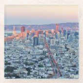Twin Peaks San Fransisco Glasuntersetzer (Vorderseite)