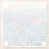 Twin Peaks San Fransisco Glasuntersetzer (Rückseite)