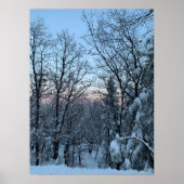 Twin Peaks Snowy Moon Poster (Vorne)