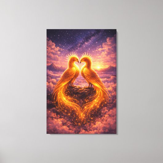 Twin Phoenixes of Eternal Light Leinwanddruck (Vorderseite)