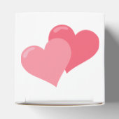 Twin Pink Hearts Geschenkschachtel (Oben)
