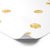 Twin Pink und Gold Pumpkin Begrüßungszeichen Poster (Ecke)