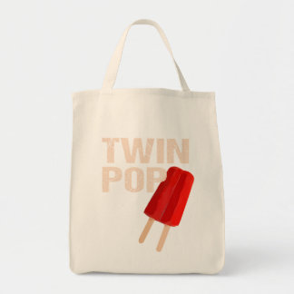 Twin Pop Shirt Geschenk für Opa Twins Papa Tshirt  Tragetasche