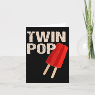 Twin Pop Shirt Geschenk für Opa Twins Vater Väter Karte