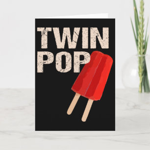 Twin-Pop-Shirt-Geschenk für Opa Zwillinge Vater Va Karte