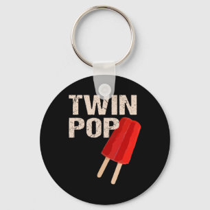 Twin-Pop-Shirt-Geschenk für Opa Zwillinge Vater Va Schlüsselanhänger