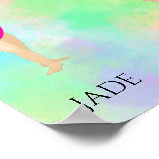 "TWIN POWER" GYMNASTICS POSTER (Ecke)