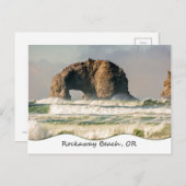 Twin Rocks Closeup Postcard Postkarte (Vorne/Hinten)