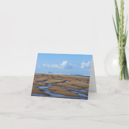 Twin Rocks Low Tide Notecard Karte