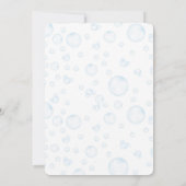 Twin Rubber Duck Baby Duck Einladung (Rückseite)