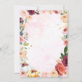 Twin Safari Animals Pumpkin Drive By Baby Shower Einladung (Rückseite)