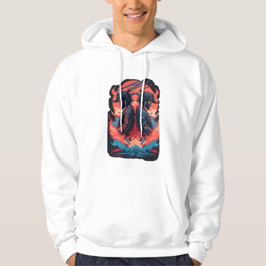 Twin Samurai Hoodie (Vorderseite)