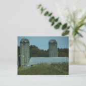 Twin Silos Postkarte (Stehend Vorderseite)