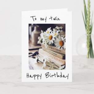 **TWIN** SIND SIE BEREIT, CELEBRATE "US" KARTE