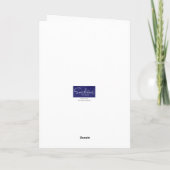 Twin Sister Birthday Card - Lila Schmetterling Karte (Rückseite)