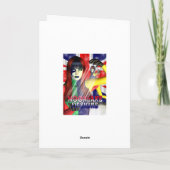 Twin Sister Birthday Card Süsse Pie Maus mit mi Karte (Rückseite)