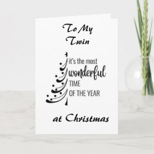 *TWIN SISTER* U MACHEN JEDEN TAG WUNDERSCHÖNE WEIH FEIERTAGSKARTE