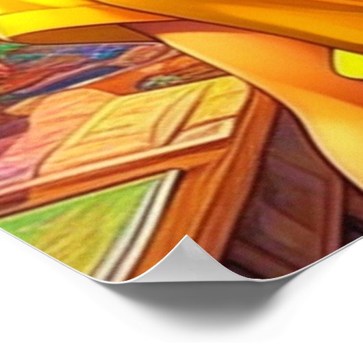 Twin Sisters | Anime Girls Poster (Ecke)