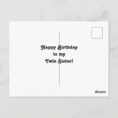 Twin Sisters | Anime Girls Postkarte (Rückseite)